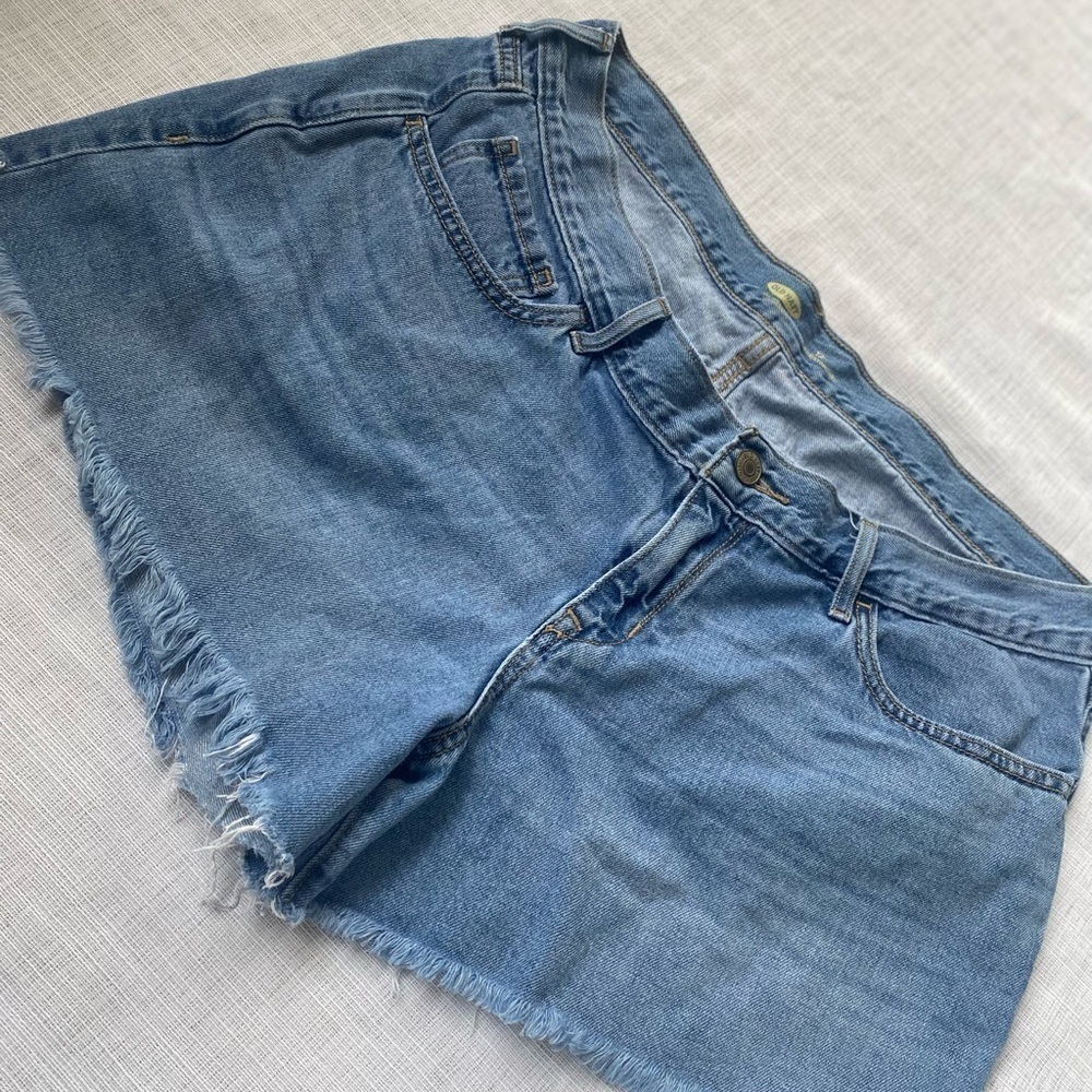 Denim shorts